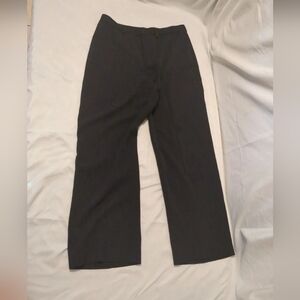 ladies black dress pants (short)